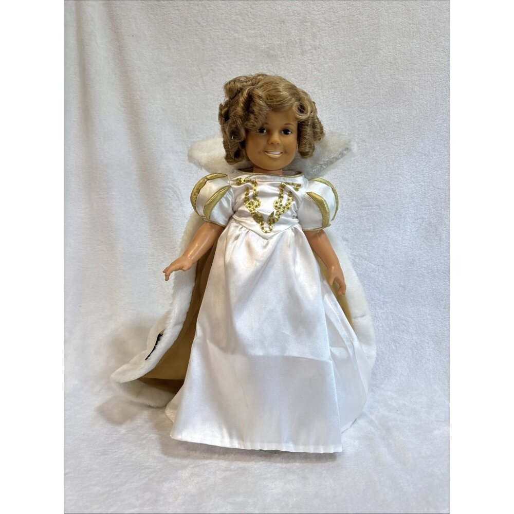 Vintage Shirley Temple Doll RARE HTF 16” Ideal ST-14-H-213 W/cape 2M-5634